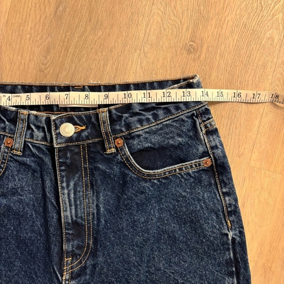 Zara height waist straight leg denim jeans - Picture 6 of 9